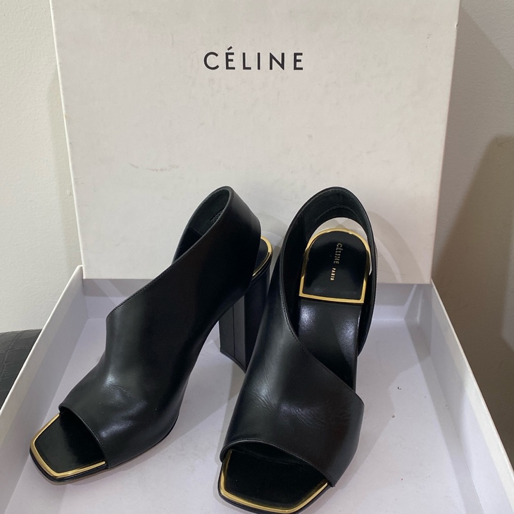 Celine leather sandals